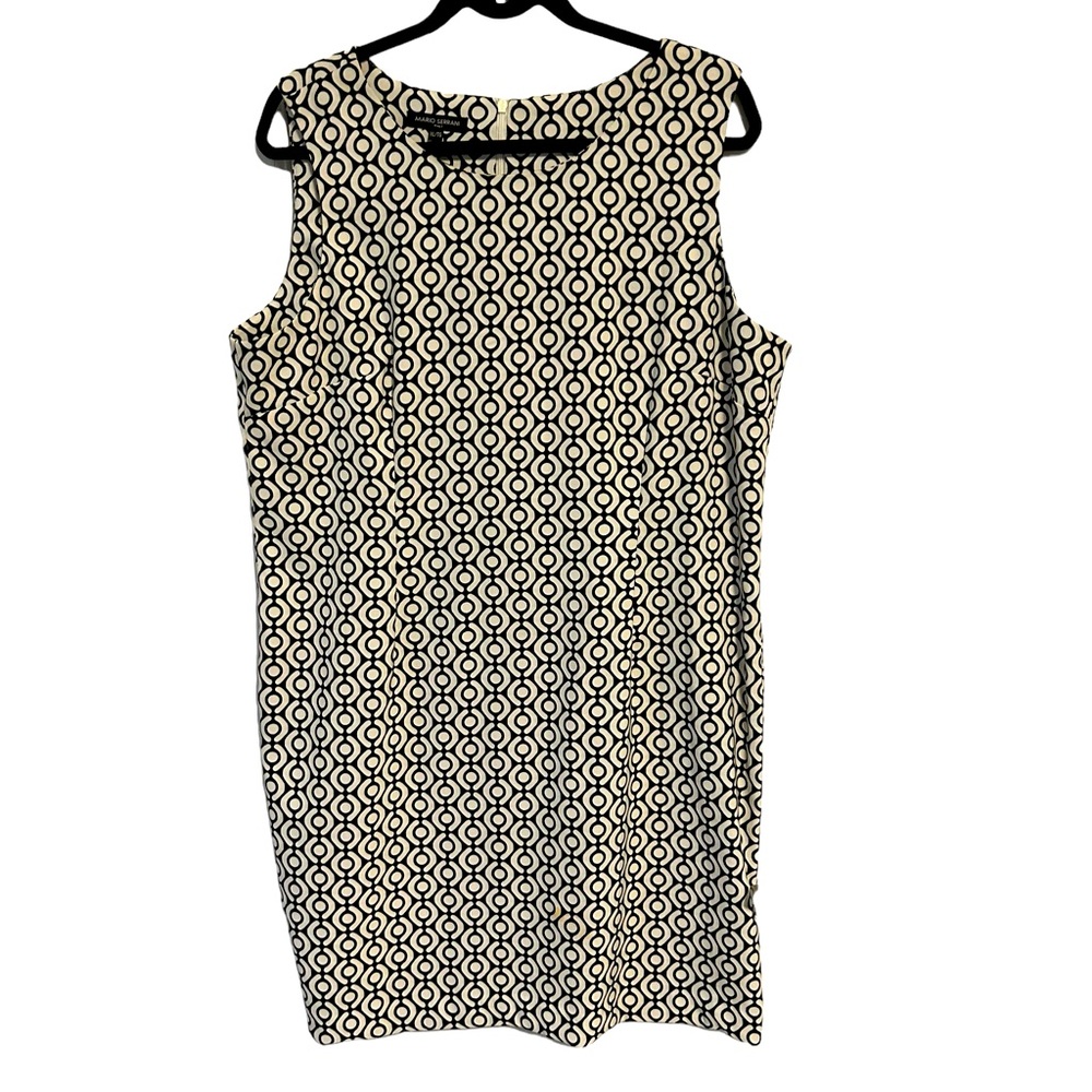 Cream and Black Designer Dress